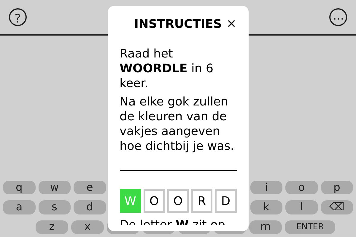 Dutch Wordle: 🇳🇱