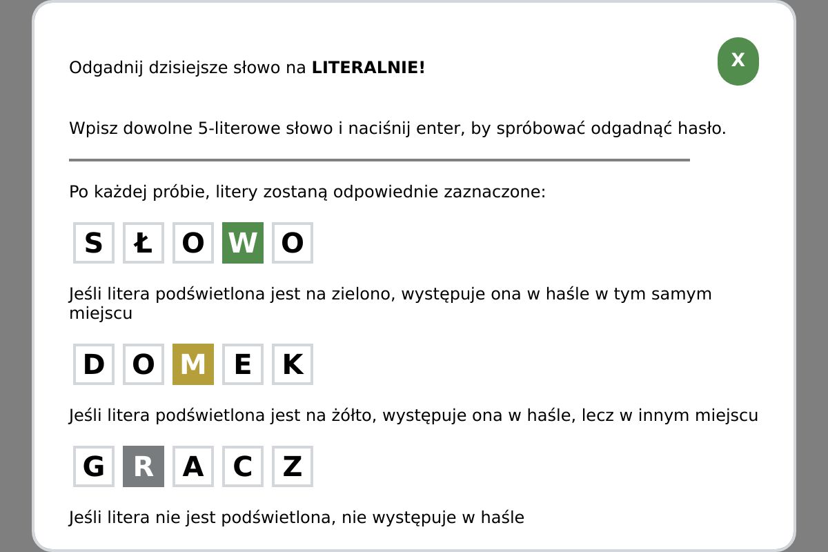 Polish Wordle: 🇵🇱